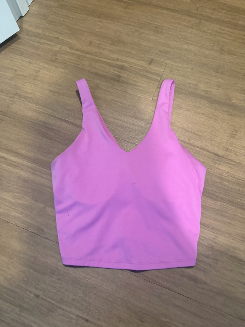 Target Hot Pink V-Neck Cropped Tank